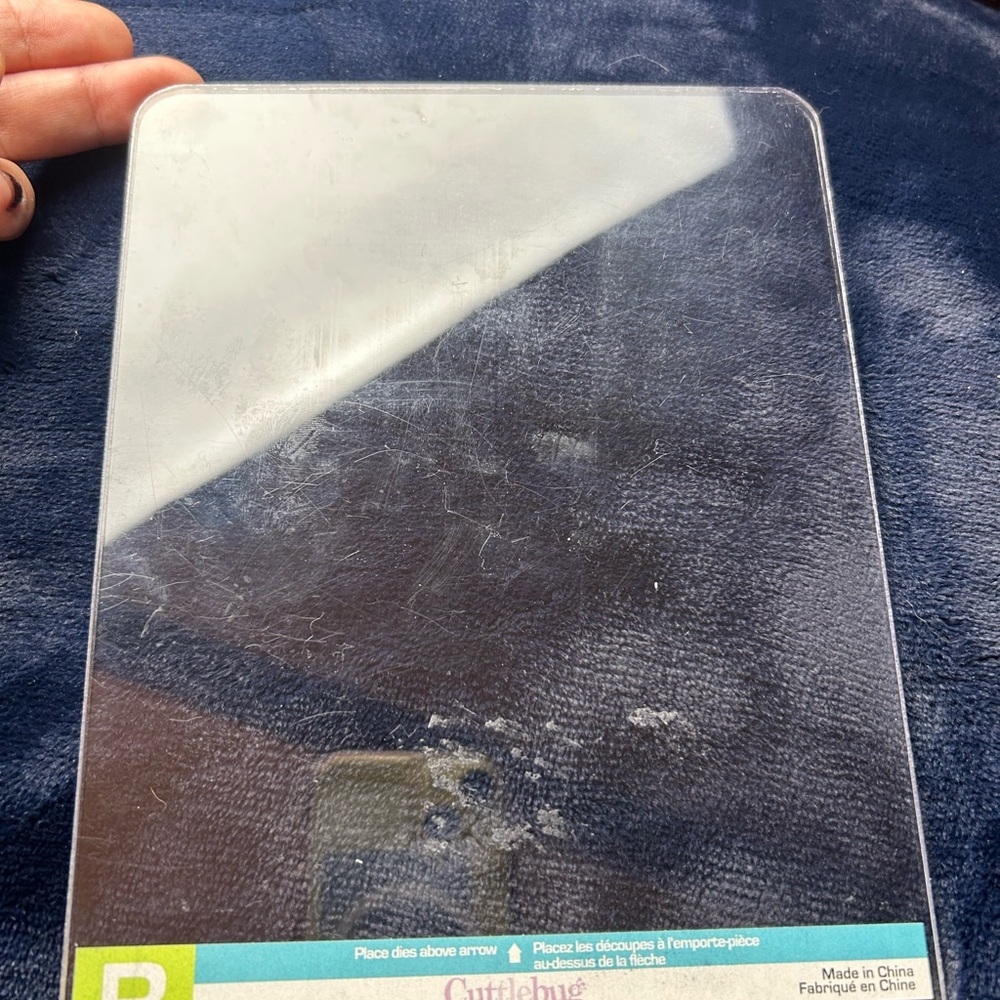 Like New Cuttlebug Cutting Pad plate for die cutting machine. 1 Plate B